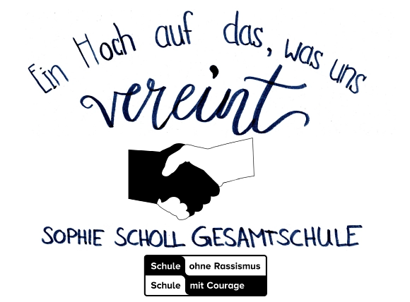 SSGS Logo Schule ohne Rassismus © Sophie Scholl Gesamtschule